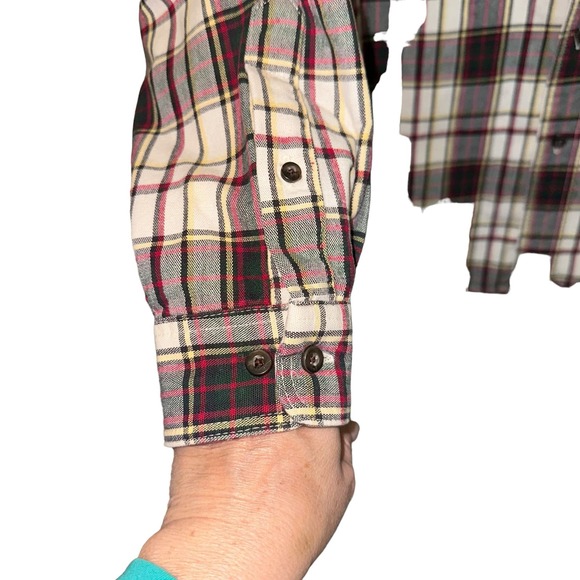 Eddie Bauer Plaid Button Down Flannel - Picture 2 of 6